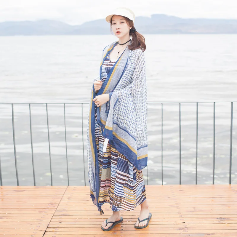 

[DIFANNI] Fashion Design Print Scarf Women Luxury shawl Long Scarf Warm Scarves New hijab Foulard Femme Brand bandana DFS059