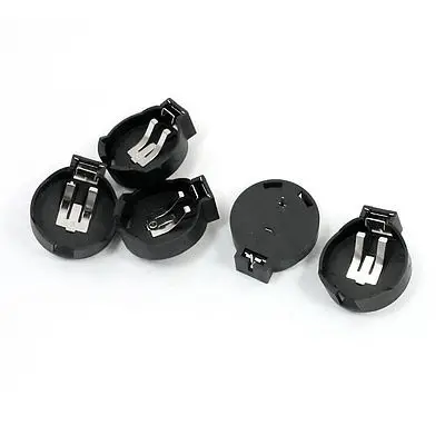

5Pcs Plastic Shell 20mm Pin Distance CR2477 Button Cell Battery Holder