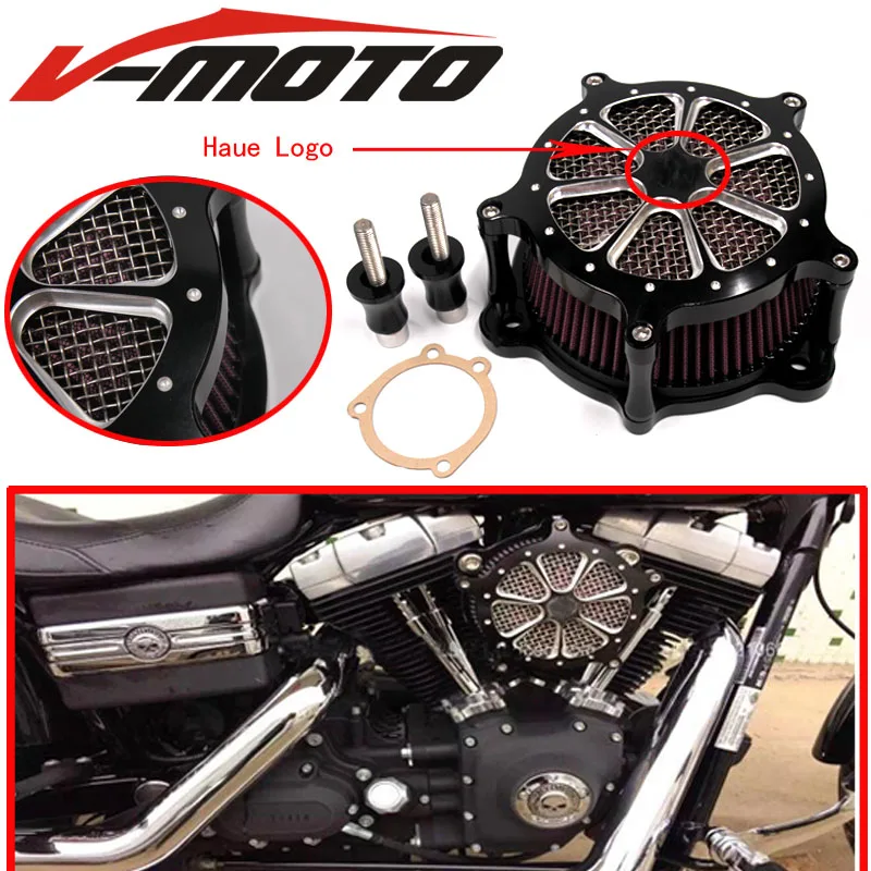 

Motorcycle Turbine Spike For Harley Spike Air Cleaner Intake Filter for Sportster XL 883 1200 48 72 1991-2018