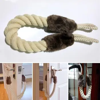 

Rope Doors Slamming Shut Wedge Door Handles Rope Anti-collision Pet Teeth Window Protectors Door Stoppers Decorative Rope