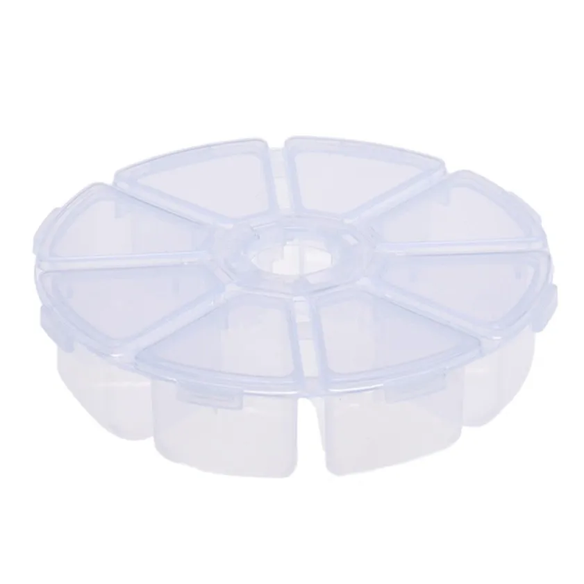 

2017 Super Deal 8 Grids Plastic Desktop Storage Box Rings Display Box Jewelry Storage to make your home out of mess B787