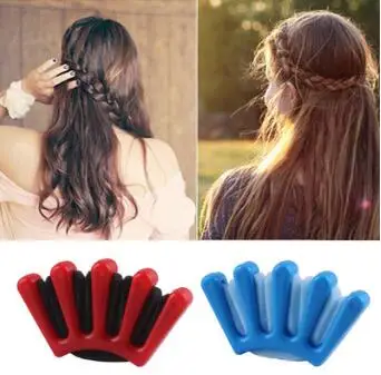 US $179.00 Creative BlueRed DIY Sponge Fourstranded Braid Centipede Hemp Flowers Braid Hair Care amp Styling Tools Hair Accessories HA034