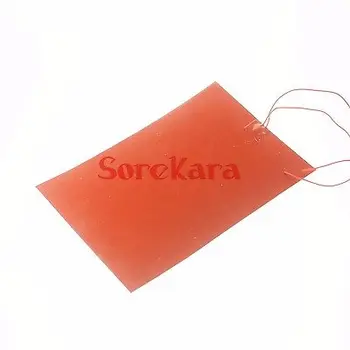 

12V DC 30x90mm 6W Rectangle Flexible Waterproof Silicon Heater Pad For Oil Tank