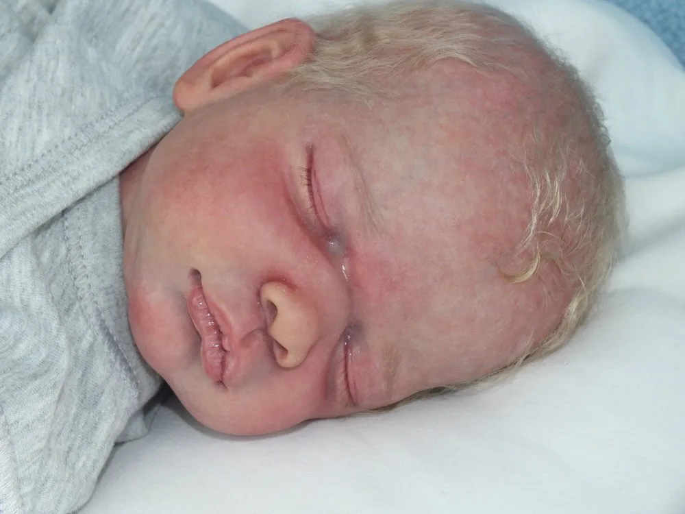 

Rare limited edition SOLID SILICONE verson of Rio by Debbie authentic original reborn doll kit,collectibles
