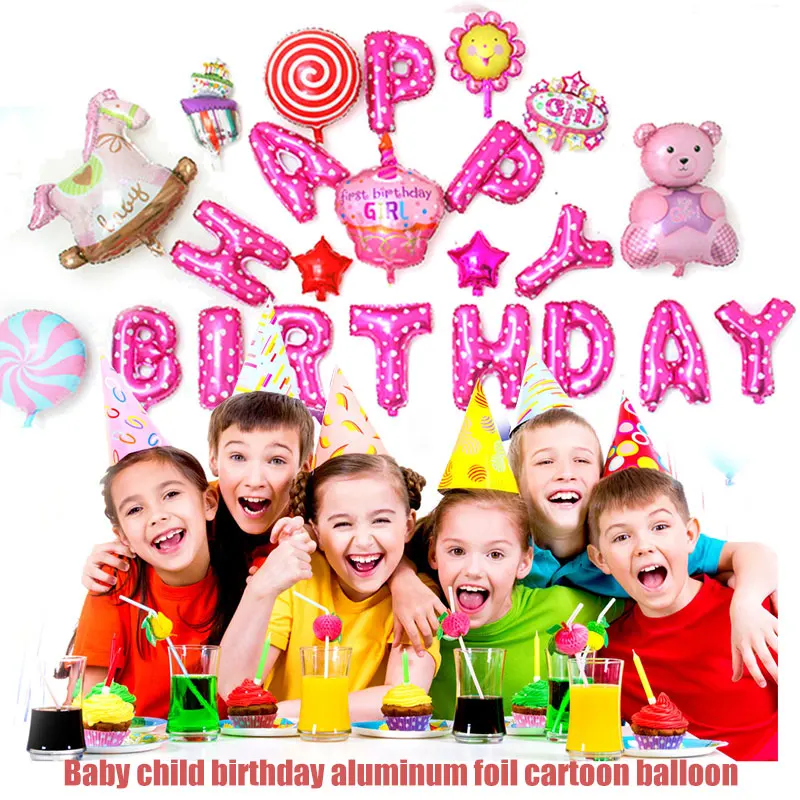 

Birthday Party Balloon Stars Cakes Shaped Colorful Balloons Decoration for Kid Birthday Parties LBShipping