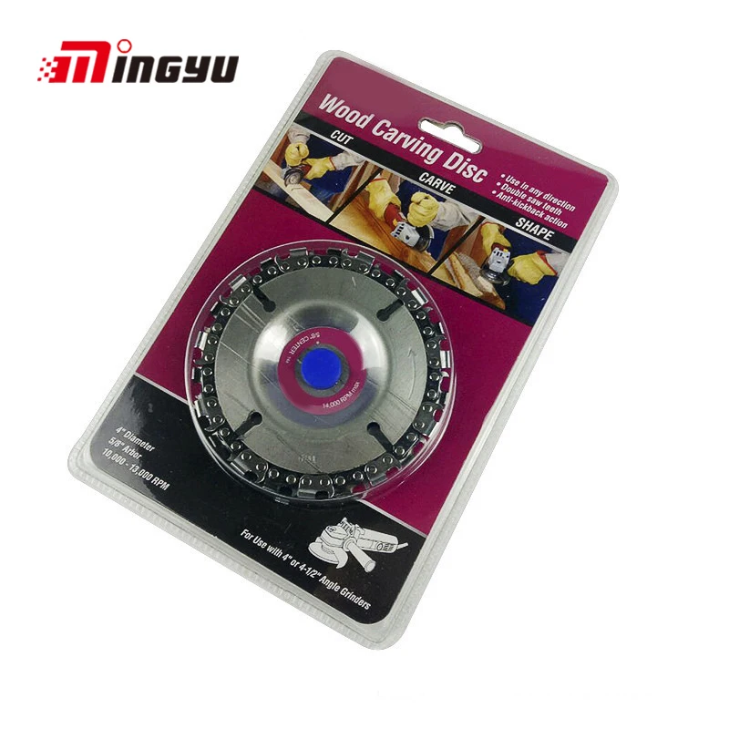 

Angle Grinder Disc Abrasives Woodworking Chain Tooth Cut Plate Wood Carving Disc For Angle Grinder Power Tool Accessories