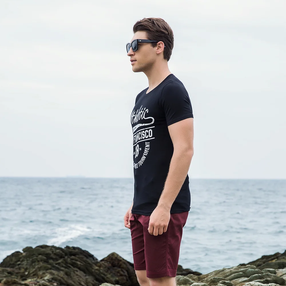 Newest Fashion 2018 Summer 100% Cotton Breathable Print T Shirt Men Short Sleeve Casual Male Tops Brand Clothing High Quality (18)
