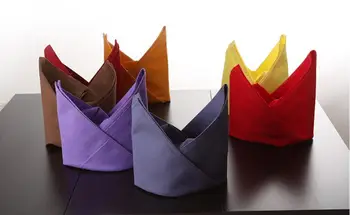 

Wholesale 45*45cm 100% cotton starred hotel mouth towel Restaurant napkin cloth