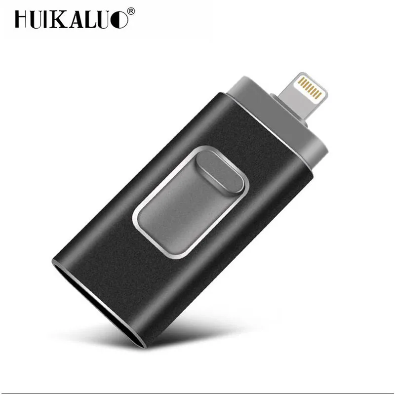 USB флэш накопитель OTG 128 Гб 64 ГБ 32 для iPhone 8/6/6s/7/ipad/Android смартфон высокоскоростной