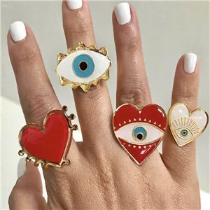 AOMU кольца в стиле панк для женщин, мужские Т-образные кольца, мужские вечерние модное кольцо из сплава, ювелирный набор