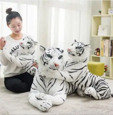 

WYZHY Plush Toy Tiger Doll Lumbar Pillow Christmas Gift Simulation Doll Holding Sleeping Pillow60cm