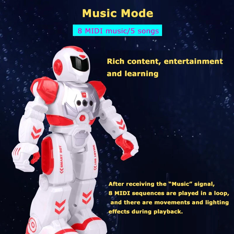 Робот-игрушка на пульте дистанционного управления, умный детский робот на радиоуправлении с поющим танцем, экшн-фигурка, игрушки, интеллектуальный программирующий робот для мальчиков, детей