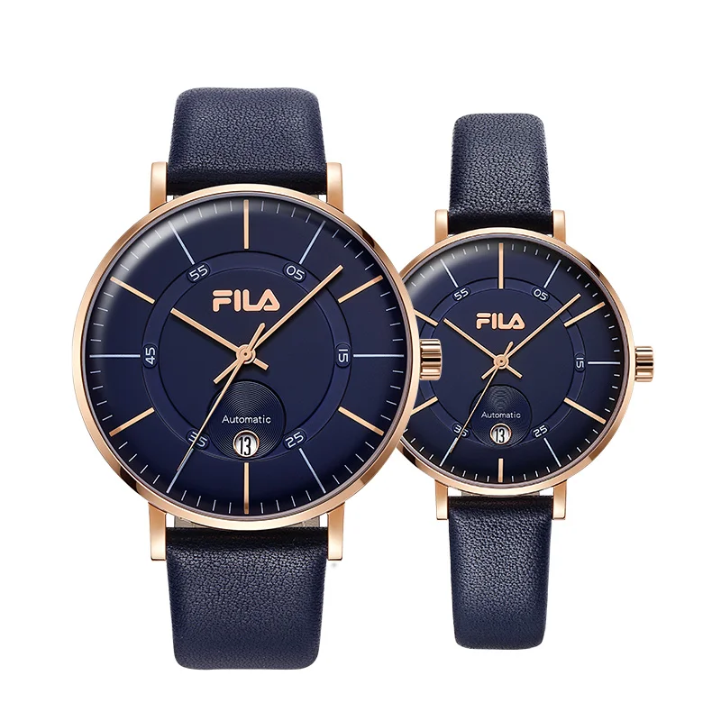 

Fila watches couple table automatic mechanical watch large dial fashion simple waterproof watch 652