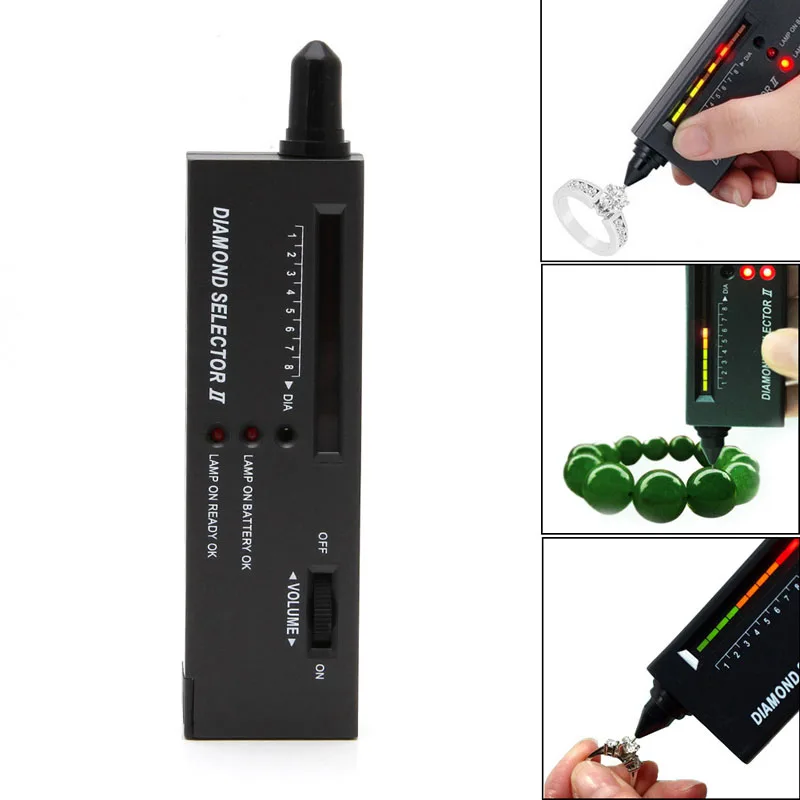 

Professional High Accuracy LED Diamond Tester Jewelry Gem Selector Test Pen Tool