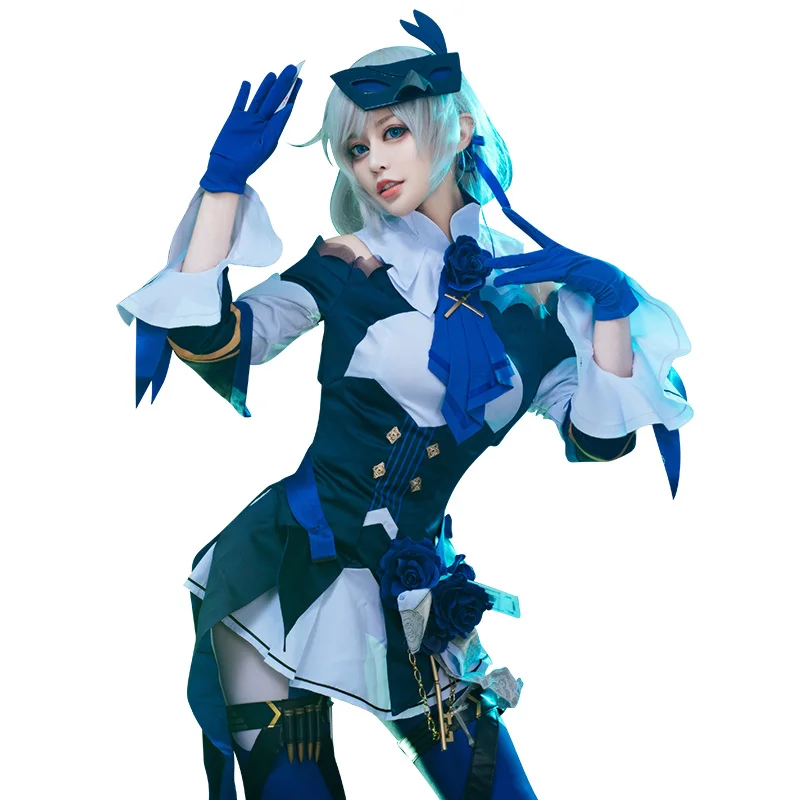 Аниме! Honkai Impact 3rd Kallen Kaslana The Sixth Fantasy Night Combat костюм Милое сексуальное платье