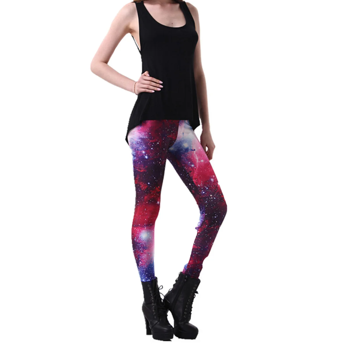Popular Jeggings For Men-Buy Cheap Jeggings For Men Lots From Women's Colorful Galaxy Print Leggings Stretchy Jeggings Pencil Pants Trousers(China) - Popular Jeggings For Men-Buy Cheap Jeggings For Men Lots From