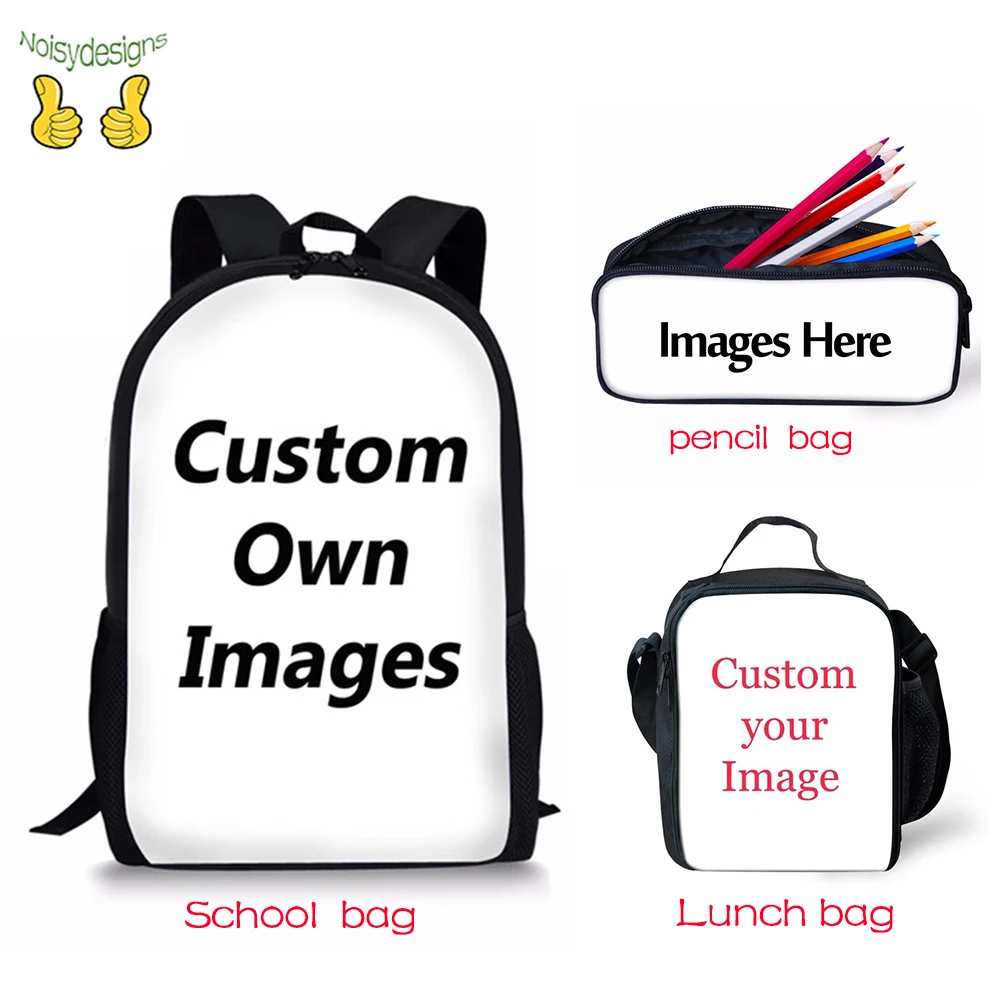 

3d DAY Custom Bags Drop Ship Backpack Children 3 Sets Women Men Girls Boy School Bags Travel Backpacks for Boys Pencil Bag K pop