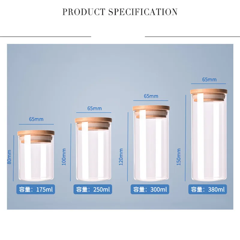 Простой стиль, кухонные закрытые бутылки для хранения, банки для хранения продуктов, стеклянные банки с крышкой, большая емкость, стеклянные банки для конфет, коробка для чая