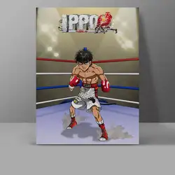 Hajime нет Ippo настенные панно первый шаг Аниме Холст Ретро японский мультфильм Manga живопись Офис HD печати Домашний Декор