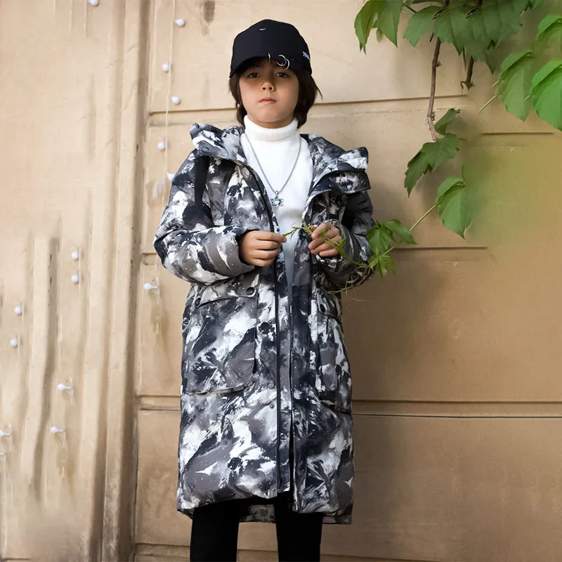 

Bilemi sale long packable kids light puffer jacket