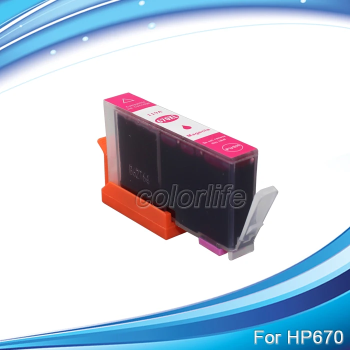 Ximo 3PK Совместимость 119A 670XL пурпурными чернилами для HP Deskjet 3525 5525 6525 и т. д