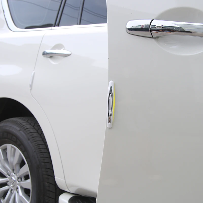 Автомобильная дверь боковой край анти-Защита от царапин протектор отделка 3D наклейки для Nissan Patrol Y62+ аксессуары для стайлинга автомобилей