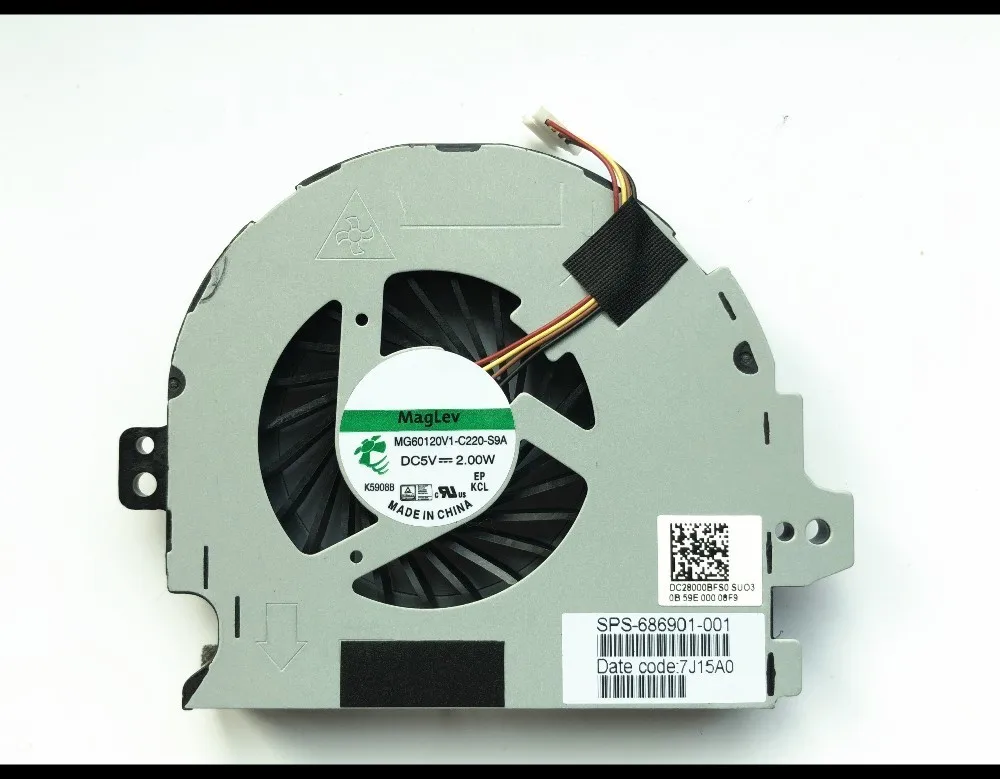 

Brand NEW Original CPU FAN FOR HP ENVY M6 M6T M6-1000 686901-001 CPU COOLING FAN MG60120V1-C220-S9A 100% Fully Tested