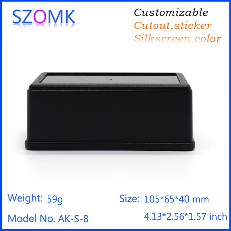 plastic enclosure for electronics control box szomk diy enclosure junction box plastic housing small abs instrument enclosure distribution box black plastic box enclosure electronics case   (22).jpg