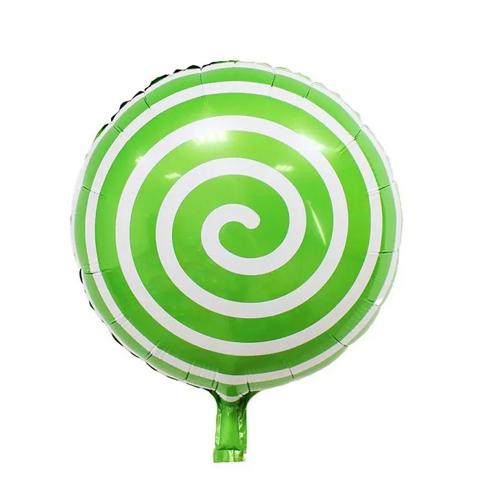 18 дюймов шары в виде фруктов в форме сердца в форме звезды Фольга конфеты шар воздушные шары с гелием День рождения украшения Дети Свадебная вечеринка поставки - Цвет: K106 Lollipop Green