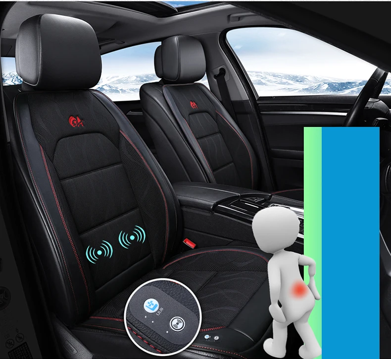 Охлаждение автомобильного сиденья Подушка с массажем, охлаждающая подушка для сиденья автомобиля, для Citroen Elysee C3-XR C4L C5 C6
