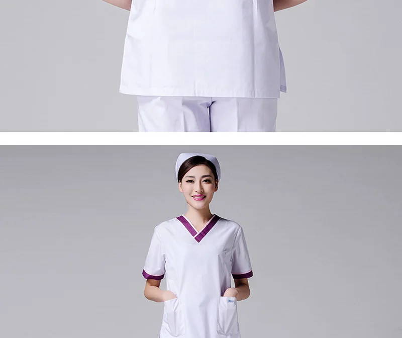 Медицинская одежда Врач Медсестра равномерное скраб набор медицинская одежда стоматологическая клиника Красота салон Для женщин
