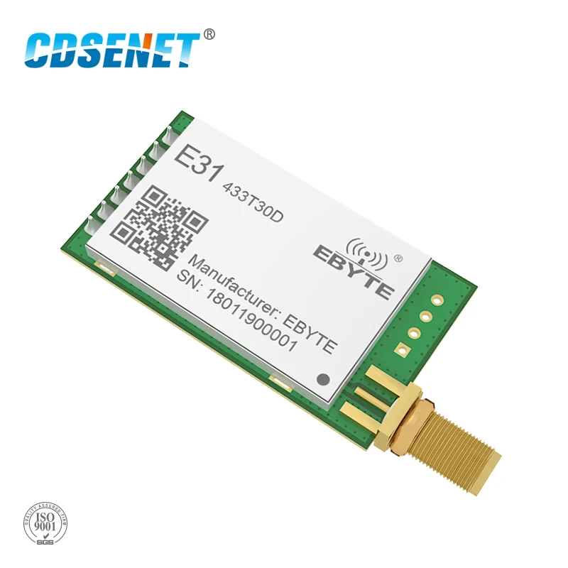 

1pc AX5043 433MHz rf Transmitter Receiver Long Range Wireless rf Module E31-433T30D 1W 433 mhz rf Transceiver iot Circuit