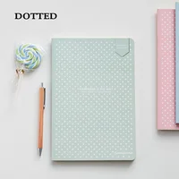 A5 Cute Bullet Dotted Journal Stationery Soft Cover Diary Travel Planner Dot Grid Notebook 1