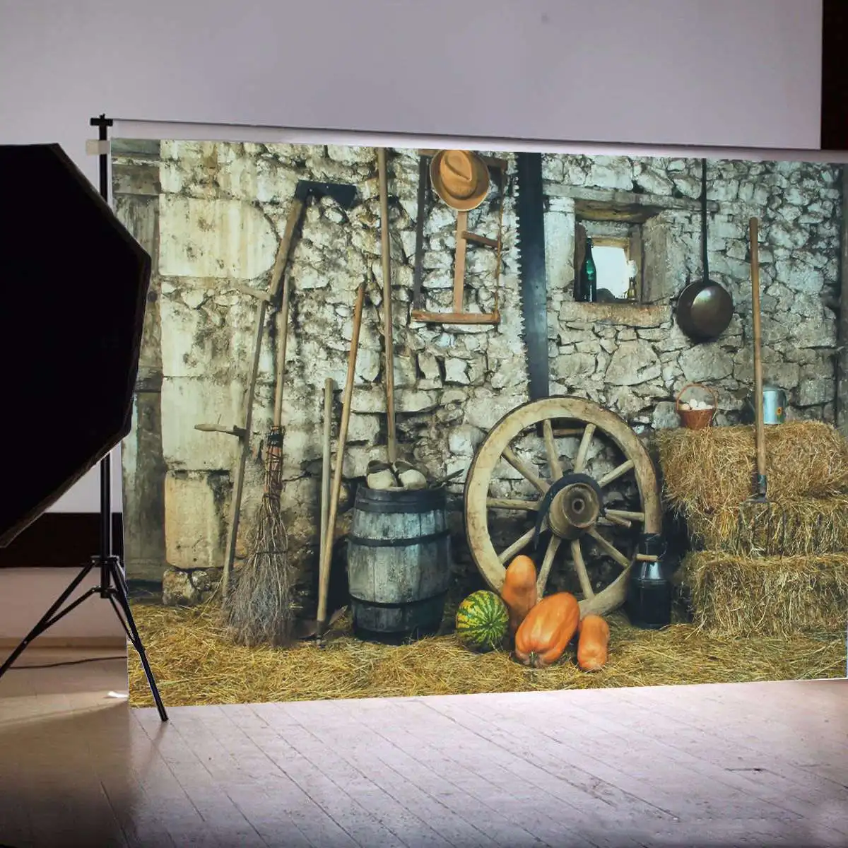 

7x5ft / 5x3ft Retro House Photography Backgrounds Children Vinyl Photo Backdrops 2018 New Arrival