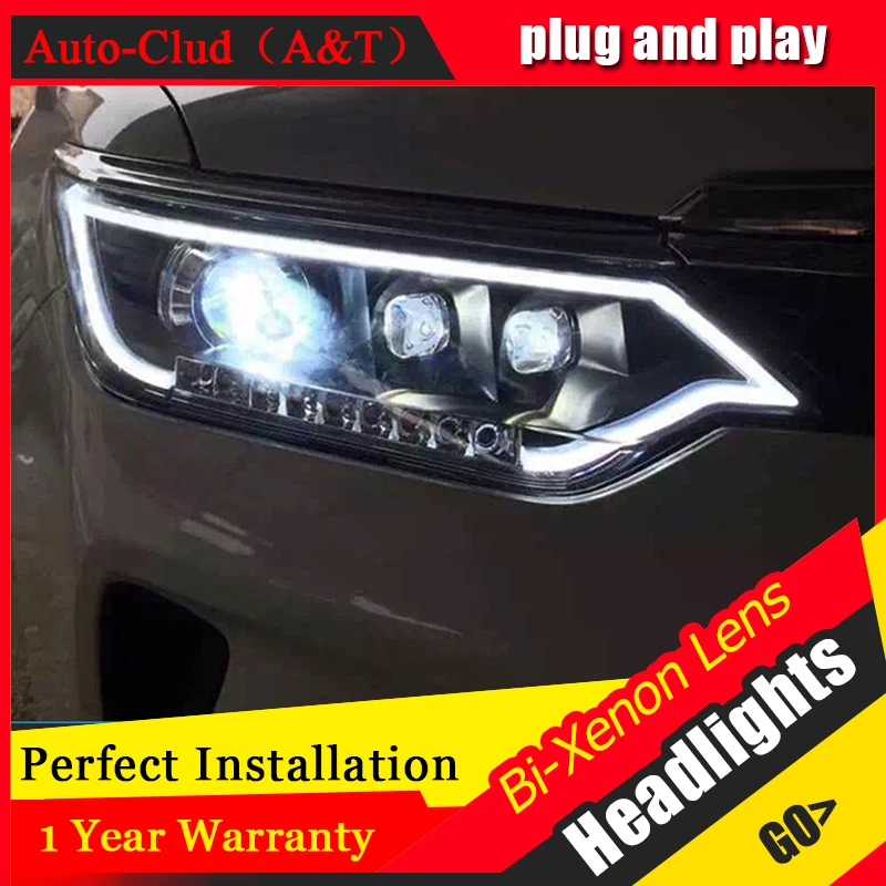 Car Styling LED Head Lamp for Toyota Camry Headlight New Camry V55 led headlight 2014 2015