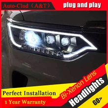 Car Styling LED Head Lamp for Toyota Camry Headlight New Camry V55 led headlight 2014 2015
