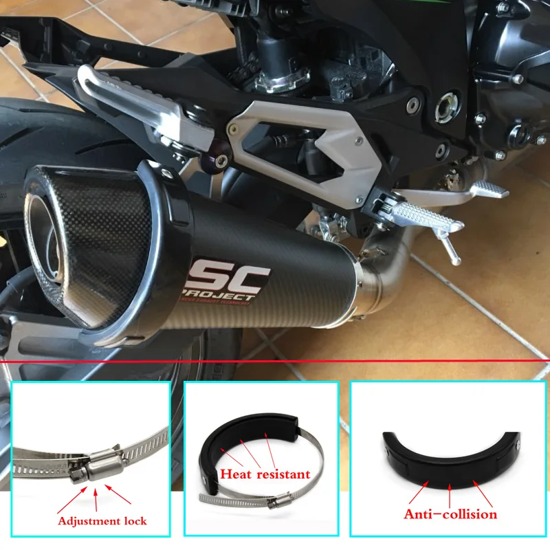 

2018 For HONDA X-ADV XADV Silencer Round Oval Exhaust Protector Can Cover Motorcycle SCOPE 100MM-140MM Protect Hot Sale