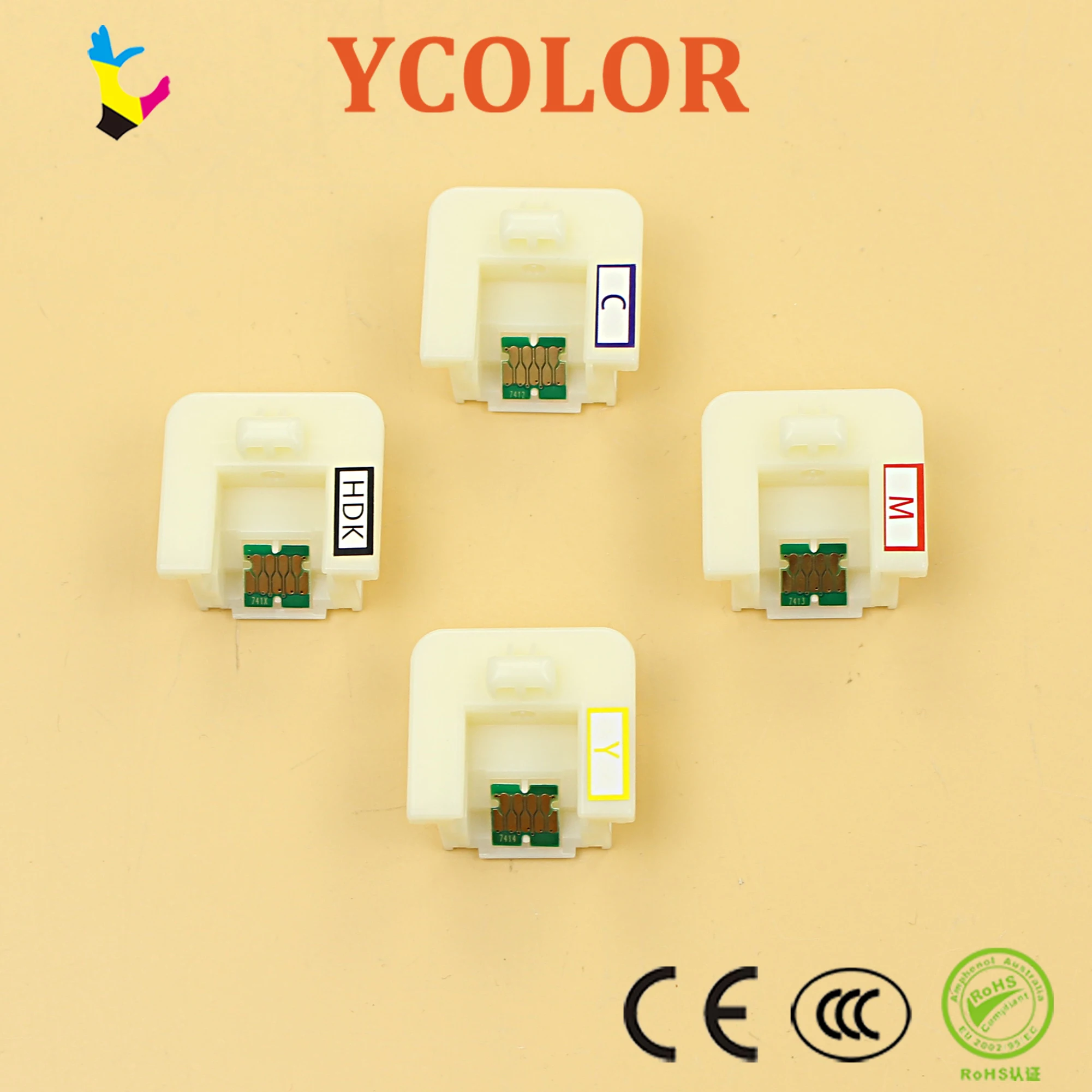 

Cartridge chip for Surecolor F6070 7070 6000 7000 7100 7170 6200 7200 9200 ink chip with holder for Epson T741X-7414 chip cap