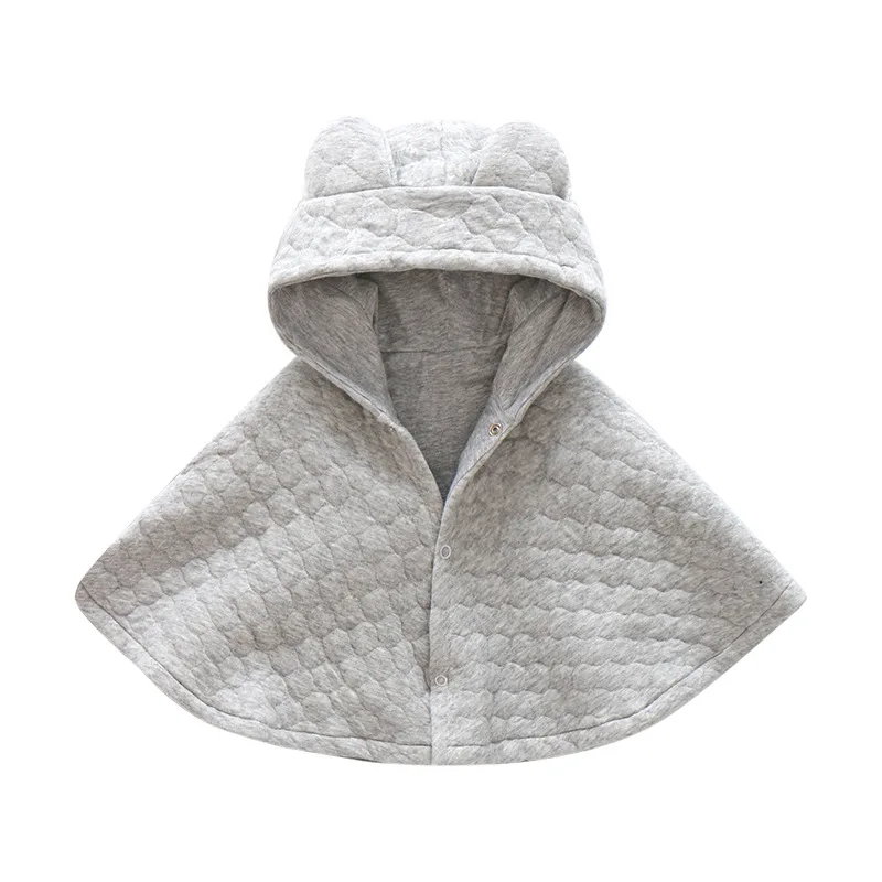 

Fashion Baby Cape Winter Children Shawl Pink Newborn Clothes Warm Windbreaker Girl Outdoor Cloak Coat With Hat