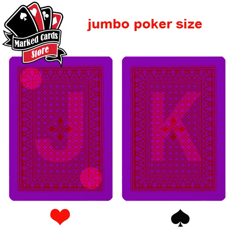 2 или 4 колоды Magic Fournier 818 светящиеся маркированные карты для чтения с