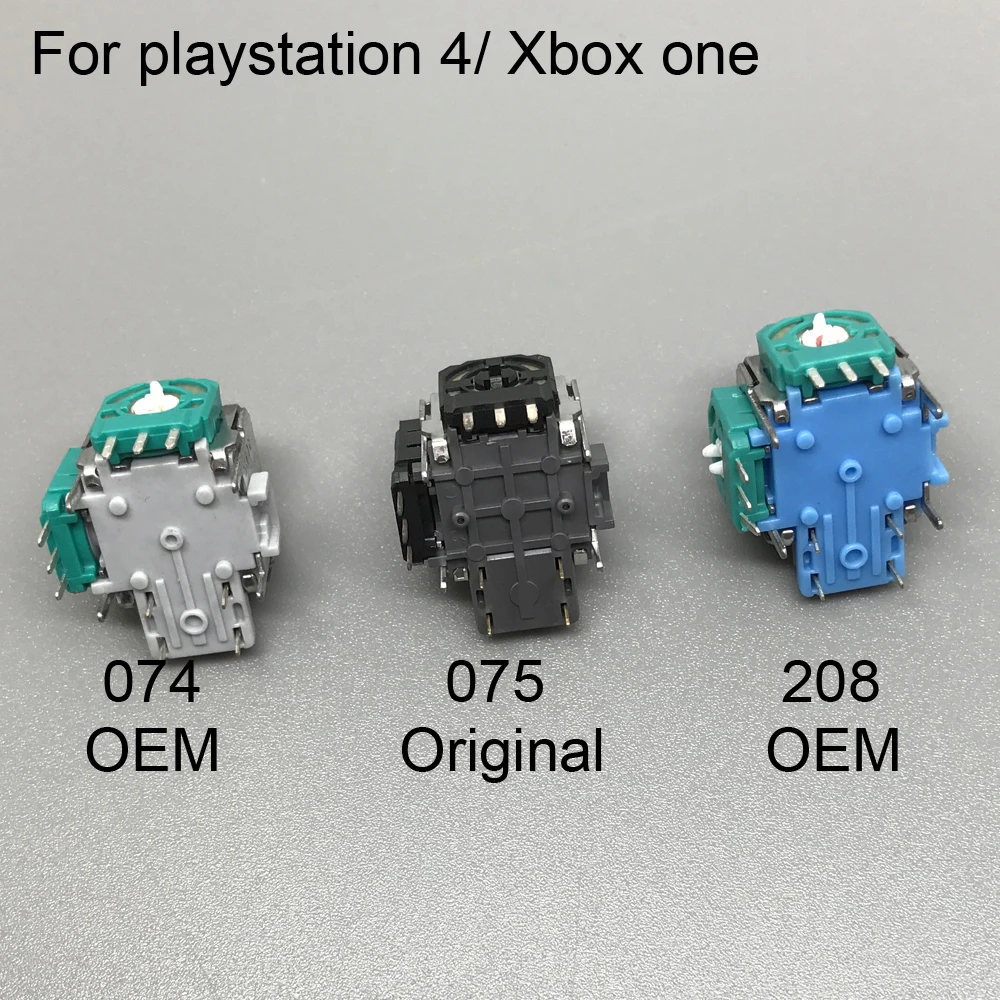 12 шт./лот для контроллера Playstation 4 PS4 3D аналоговые сенсорные запасные части Ручка