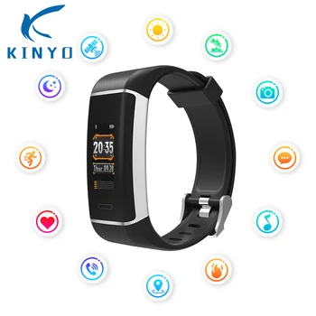 

Smart wrist band bracelet sport smartband heart rate monitor music control fitness tracker bands for iphone android pk miband 3