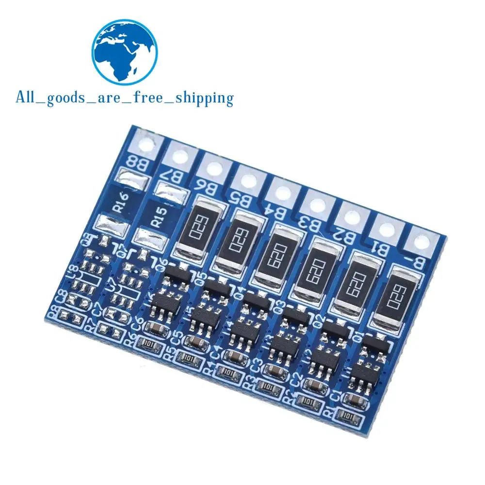 TZT 6S 4,2 v литий-ионная балансировочная плата 18650 литий-ионная балансировочная плата полного заряда батареи