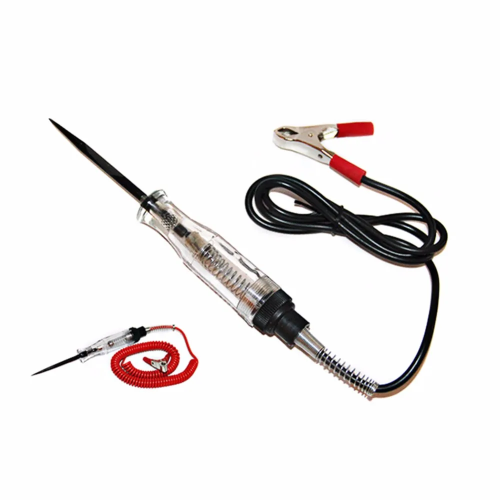 Car Test Light Tool Pen Probe 12V 6V DC car stylingin Cables, Adapters & Sockets from