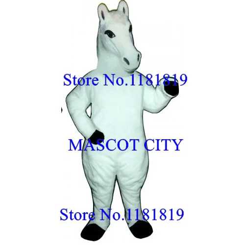 

MASCOT white horse Mascot mustang Costume Adult Cartoon Anime Cosplay Costume Mascotte Carnival Fancy Dress Suit Kits