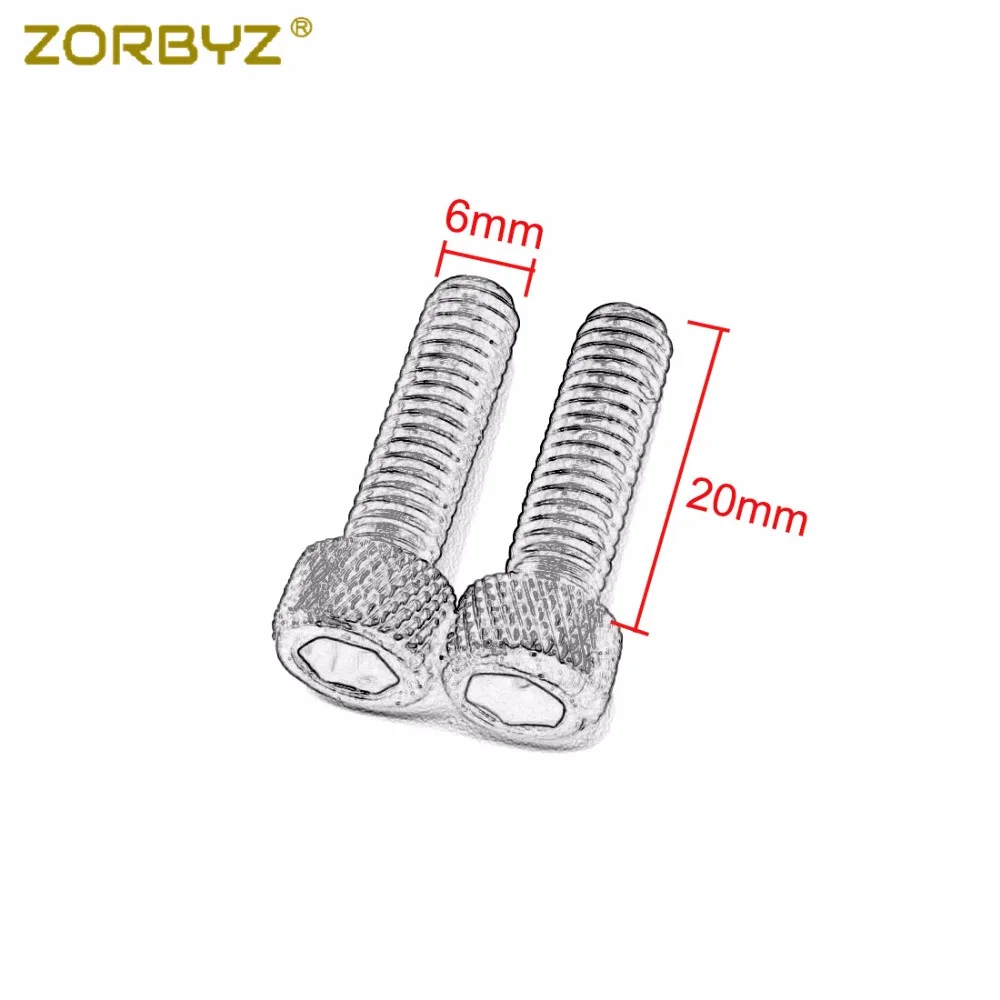 ZORBYZ 10 шт. 6 мм красные/синие/Золотые мотоциклетные болты винт для мотоцикла