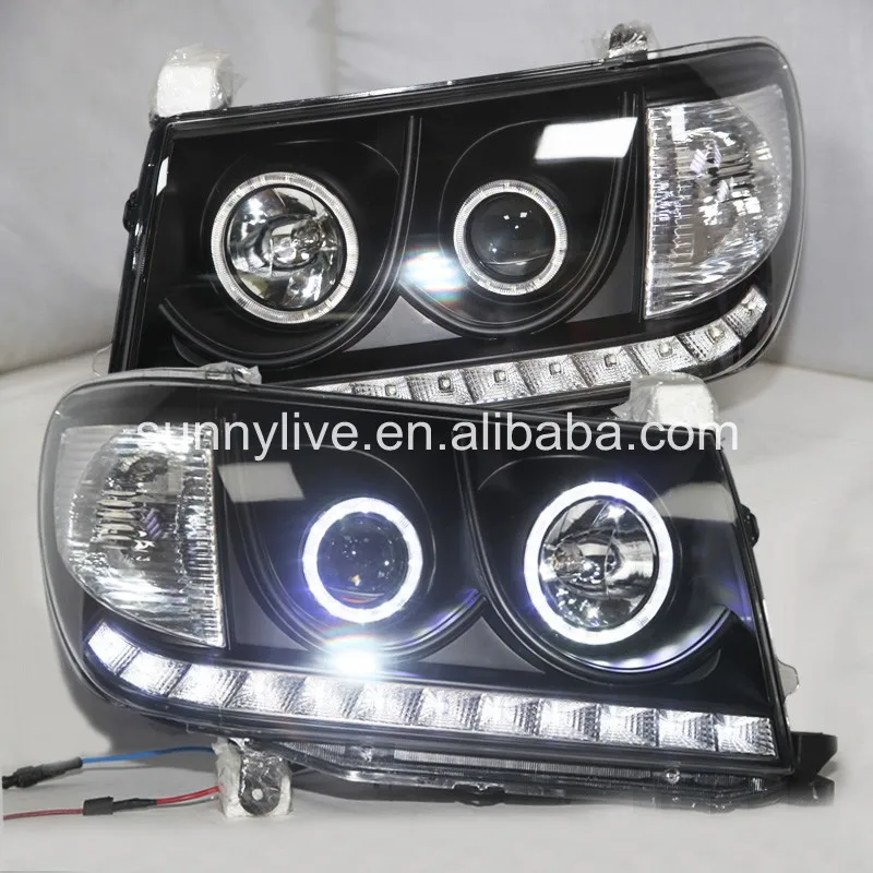2006-2007 для TOYOTA Land cruiser LC100 4700 FJ100 светодиодный налобный фонарь Ангельские глазки