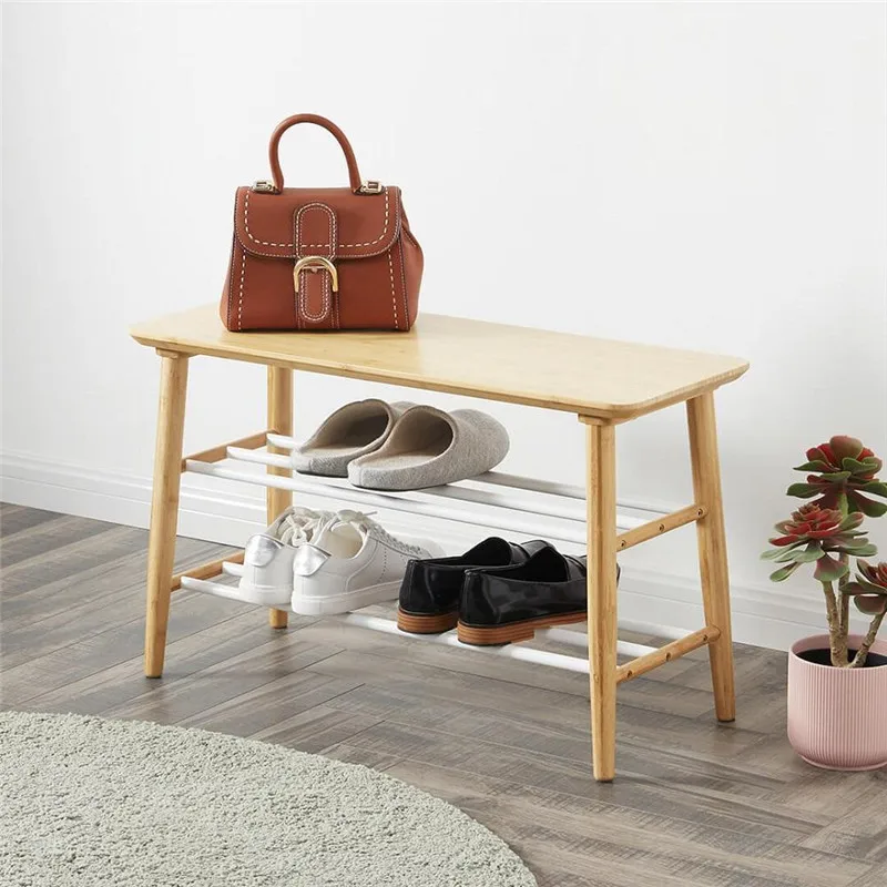 

High Quality Multifunction Bamboo Desk Shoes Storage Racks Space Saving Durable Home Organizer Storage Holders For Xiaomi Youpin