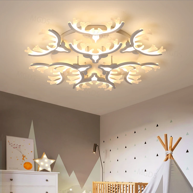

Modern LED Ceiling lights for Living roon Dining room Antler design brings a warm feeling to the home Celning Lamp led strip