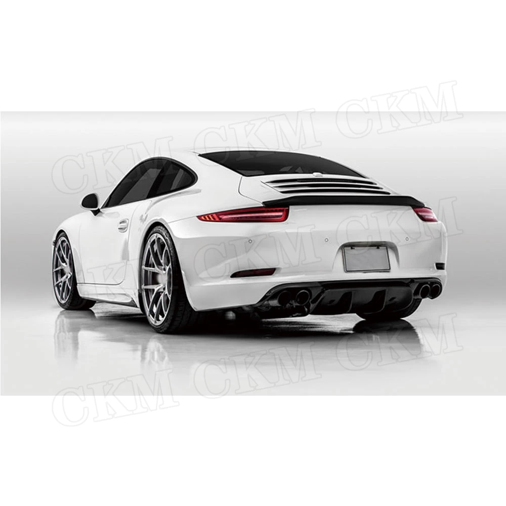 Углеродного волокна задний спойлер загрузки губы крыло для Porsche Carrera 911 991 2012 2013 VRS 911 V-RT Стиль FRP